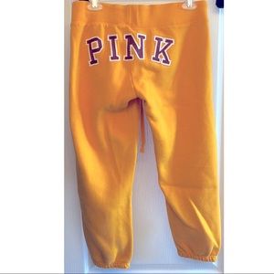 VS PINK cropped sweatpants